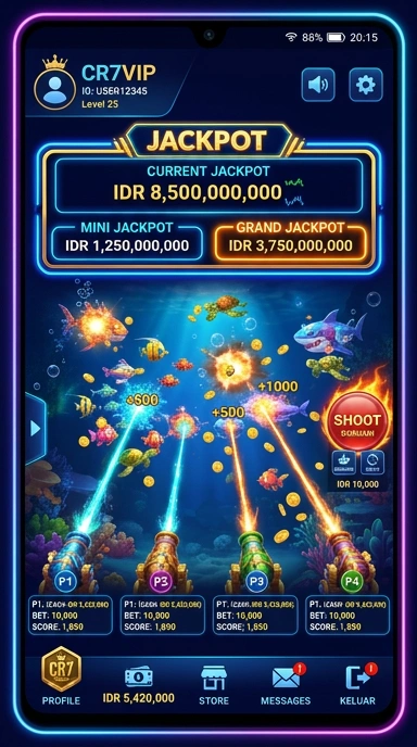 Screenshot antarmuka pengguna cr7vip yang intuitif dan ramah.